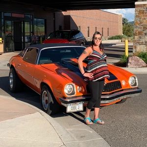 🎉HP!🎉 3/$15! Motherhood Maternity Peplum Striped Top M